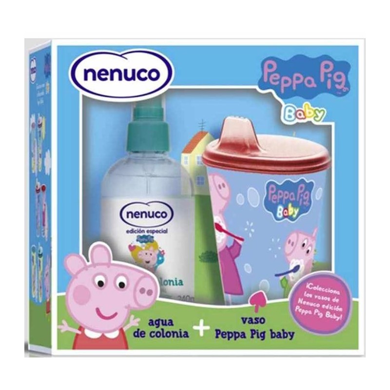 Nenuco Peppa Pig Eau De Cologne Vaporisateur 240ml Coffret 2 Produits