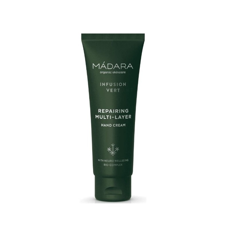 Mádara Infusion Vert Repairing Multi-Layer Crème Pour Les Mains 75ml