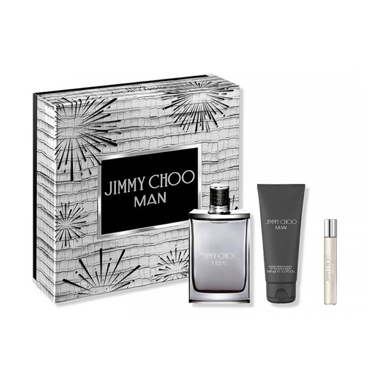 Jimmy Choo Man Eau De Toilette Vaporisateur 100ml Coffret 3 Produits