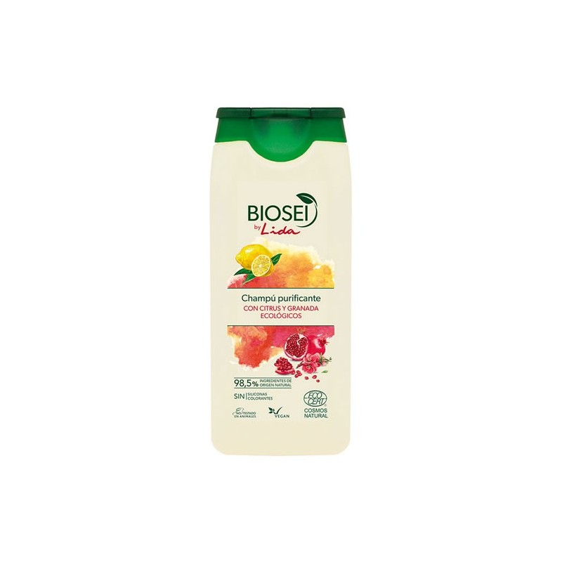 Lida Biosei Citrus And Granada Shampooing Purifiant 500ml