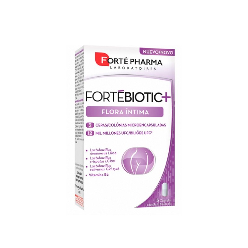 Forté Pharma Fortebiotic+ Flora Intima 15 Capsules
