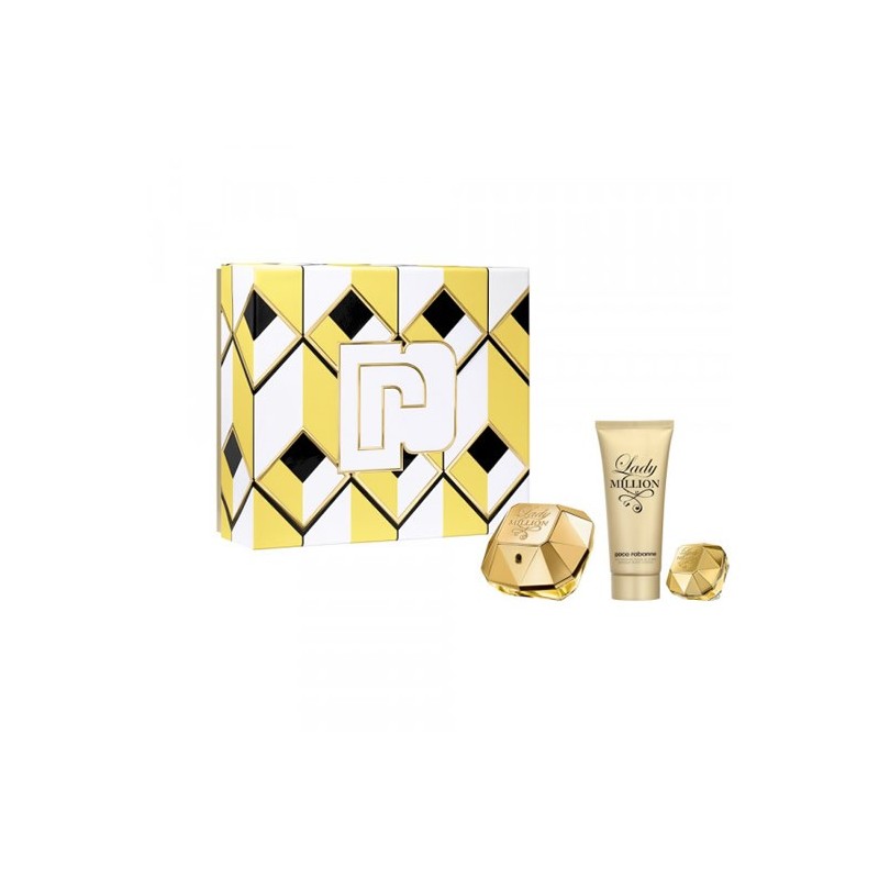 Paco Rabanne Lady Million Eau De Parfum Vaporisateur 80ml Christmas Set