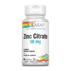 Solaray Zinc Citrato 50 Mg...