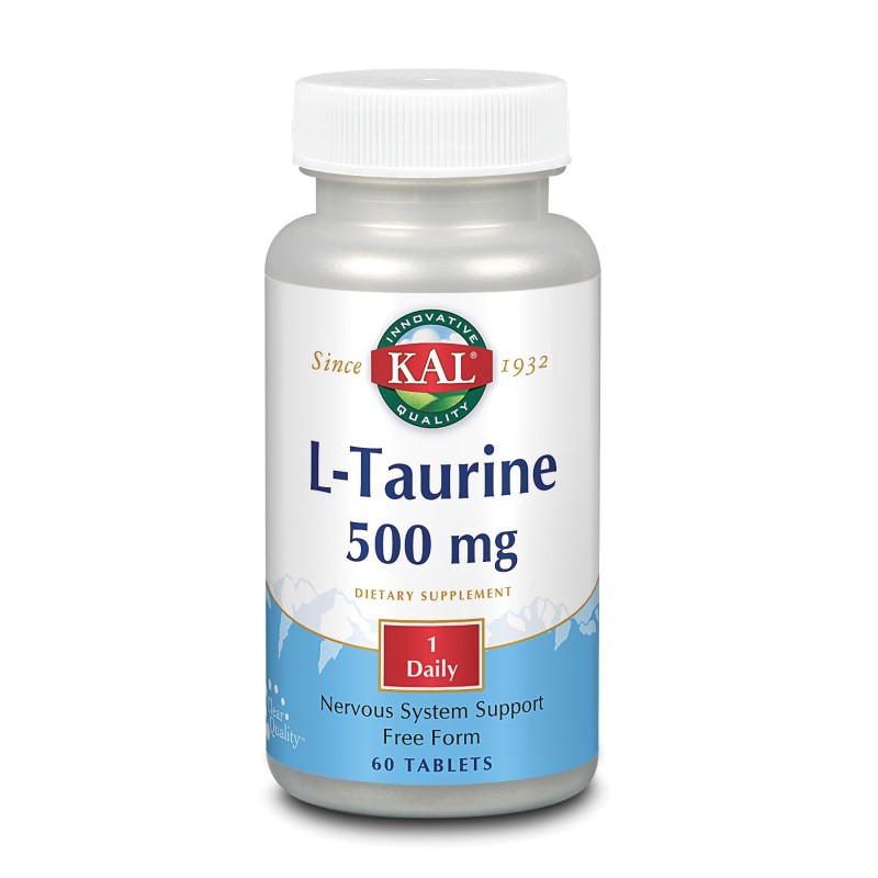 Kal L-Taurina 500 Mg 60 Caps
