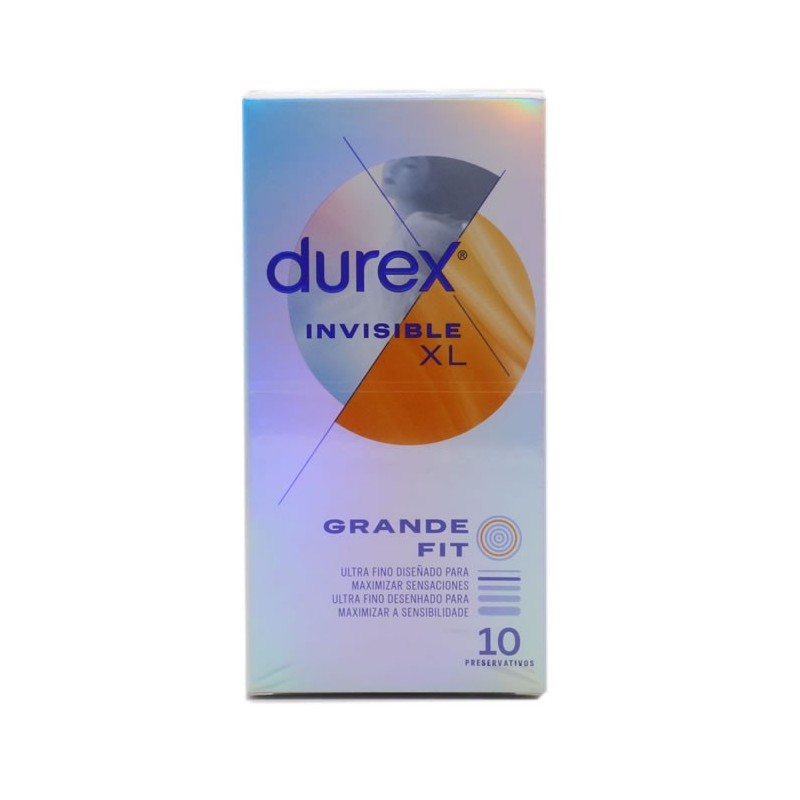 Durex Invisible XL Ultra Thin Condoms 10 Unités