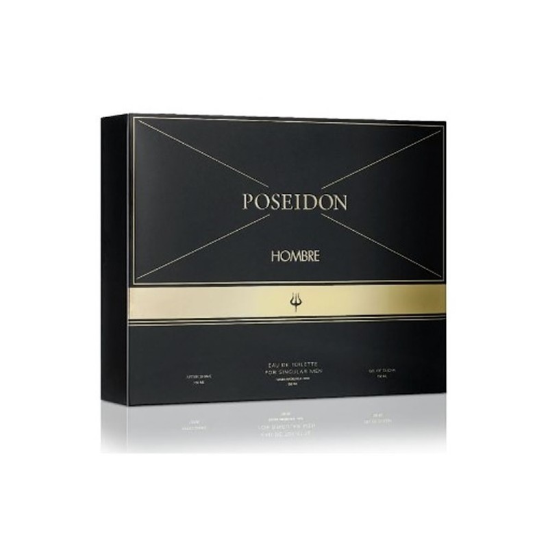 Instituto Español Poseidon Man Eau De Toilette Vaporisateur 150ml Coffret 3 Produits