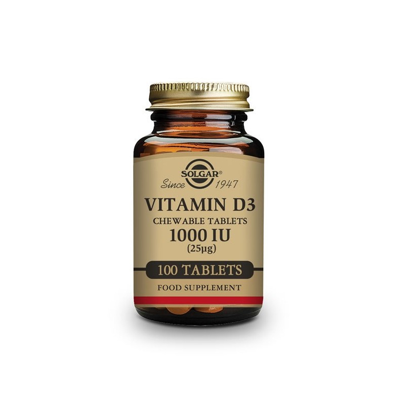 Solgar Vitamina D3 1000UI 100 Capsules