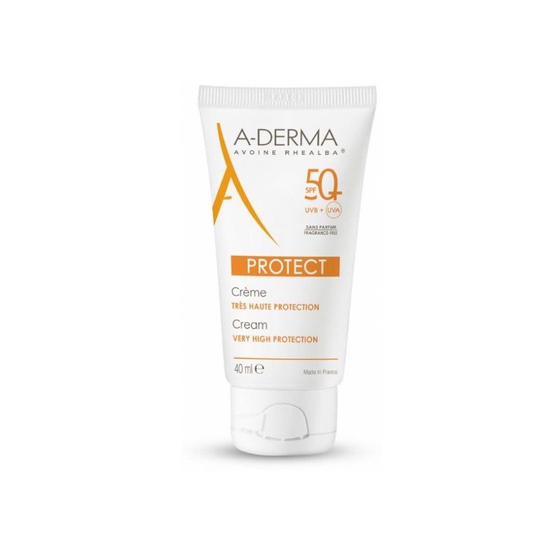 A-Derma Protect Crème Non Parfumée Spf50 + 40ml