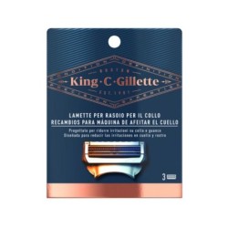 Gillette King Neck Razor Blades 3 Units