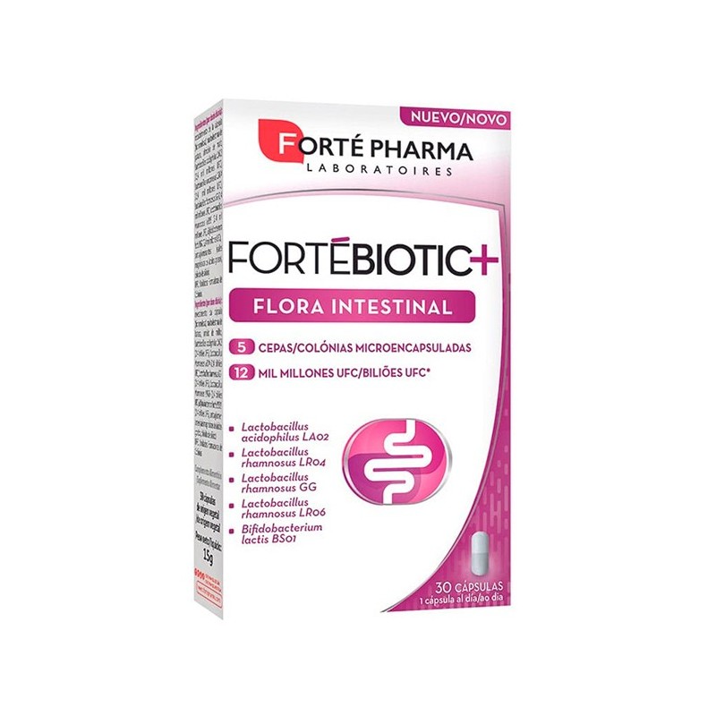 Forté Pharma Fortebiotic+ Intestinal Flora 30 Capsules