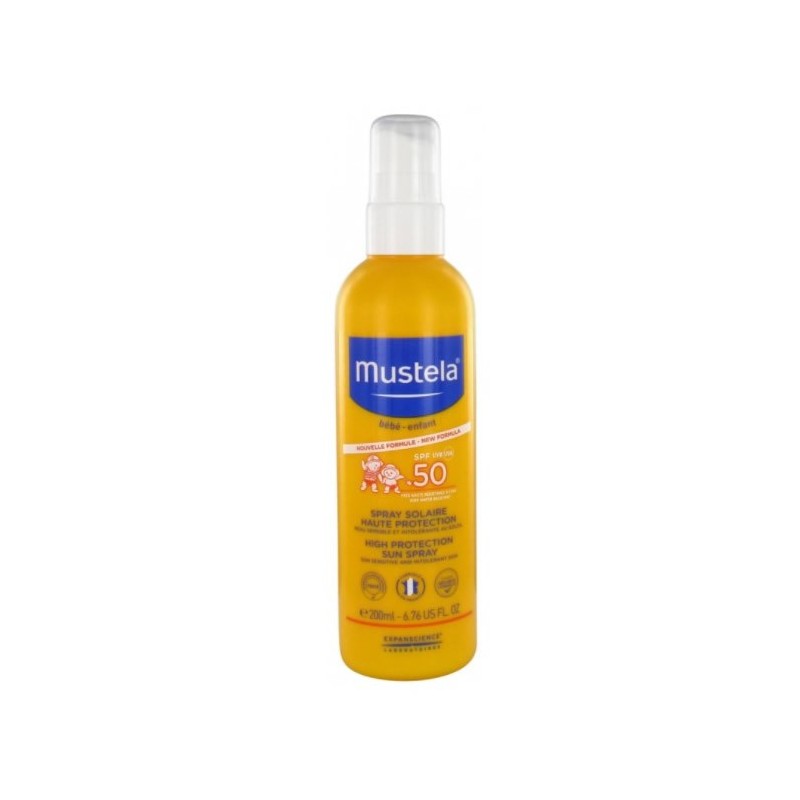 Mustela Spray Solaire Haute Protection Spf50 200ml