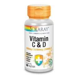Solaray Vitamina C y D 60...