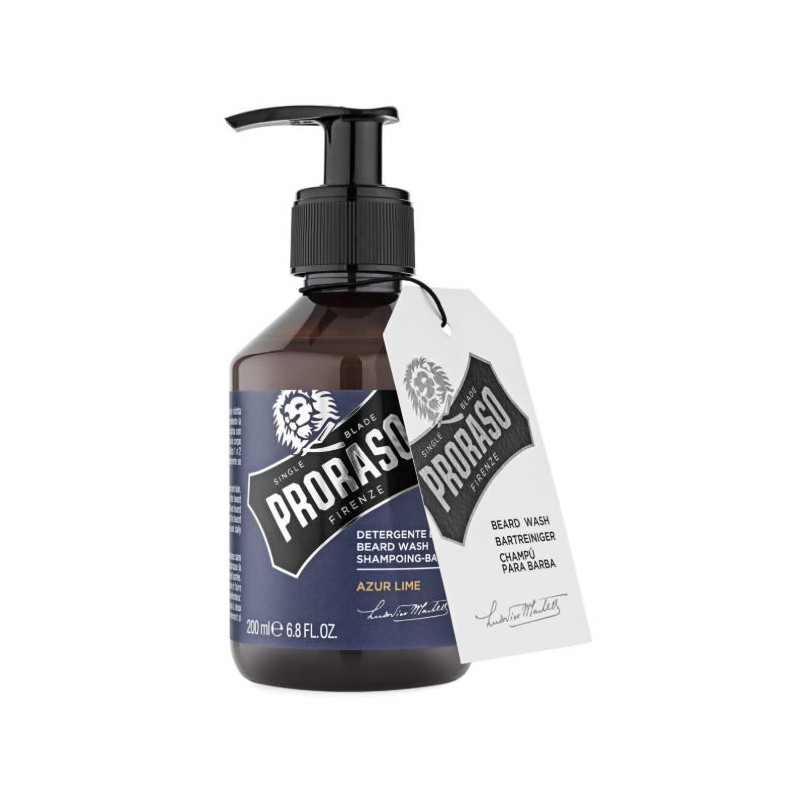 Proraso Shampooing Barbe Azur Lime 200ml