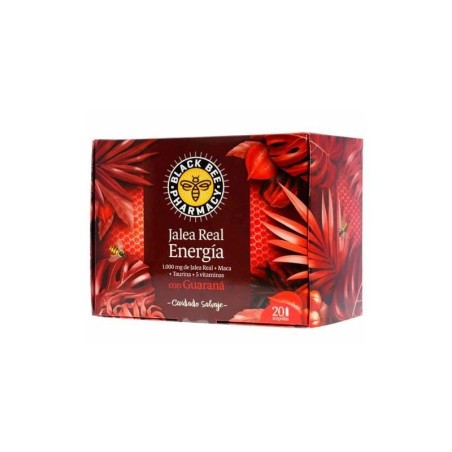 Black Bee Jalea Real Energía 20 Ampollas