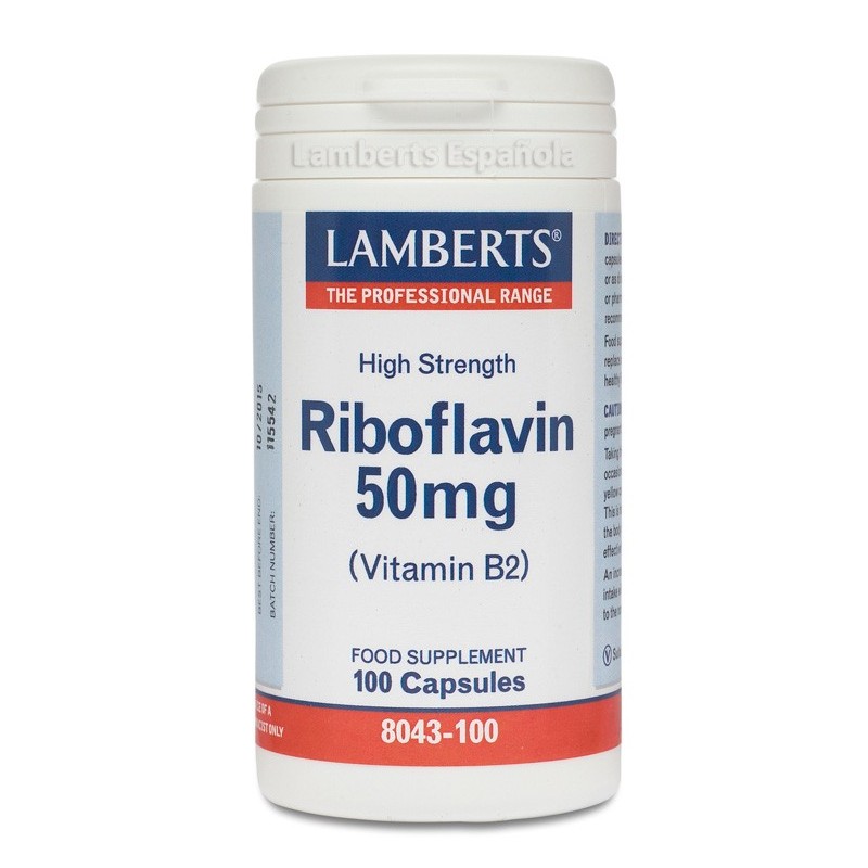 Lamberts Riboflavin 50 Mg 100 Caps