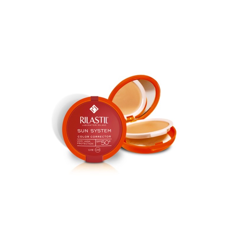 Rilastil Sun System Uniform Compact Cream Spf50+ Shade 02 Dore 10g