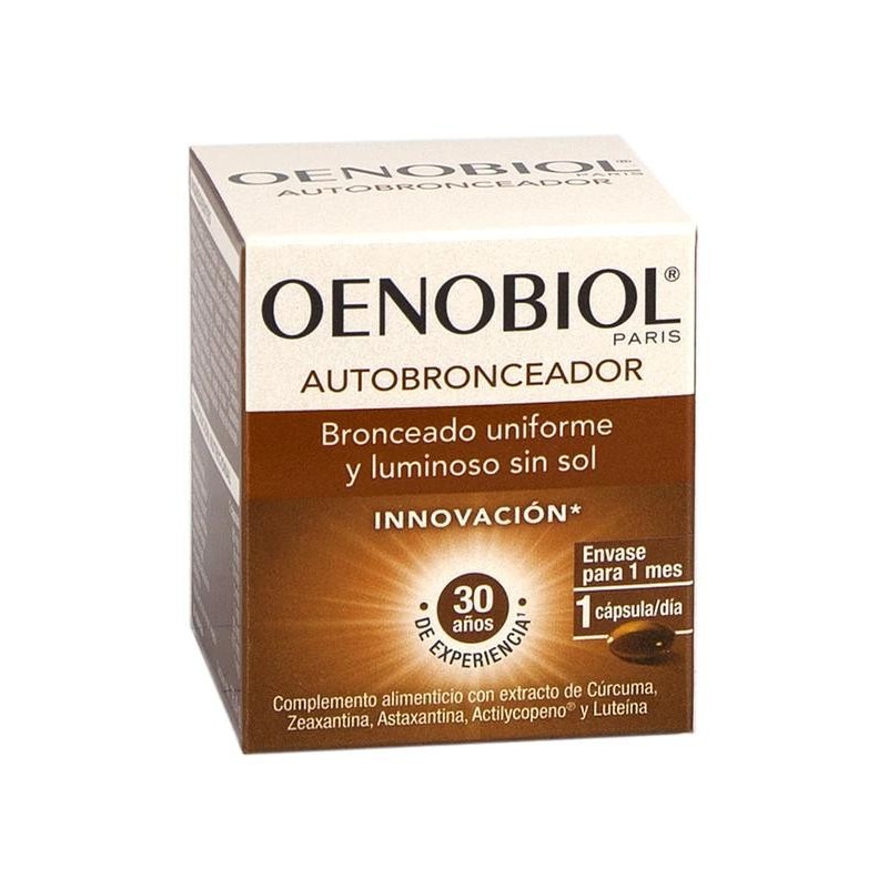 30 Cápsulas Autobronceadoras Oenobiol