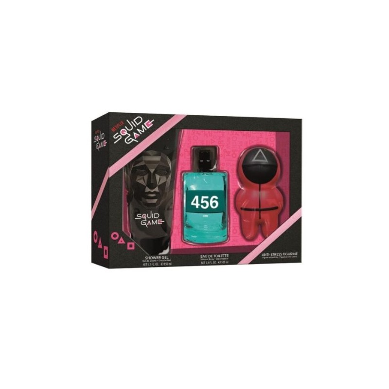Squid Game Eau De Toilette Vaporisateur 100ml Coffret 3 Produits