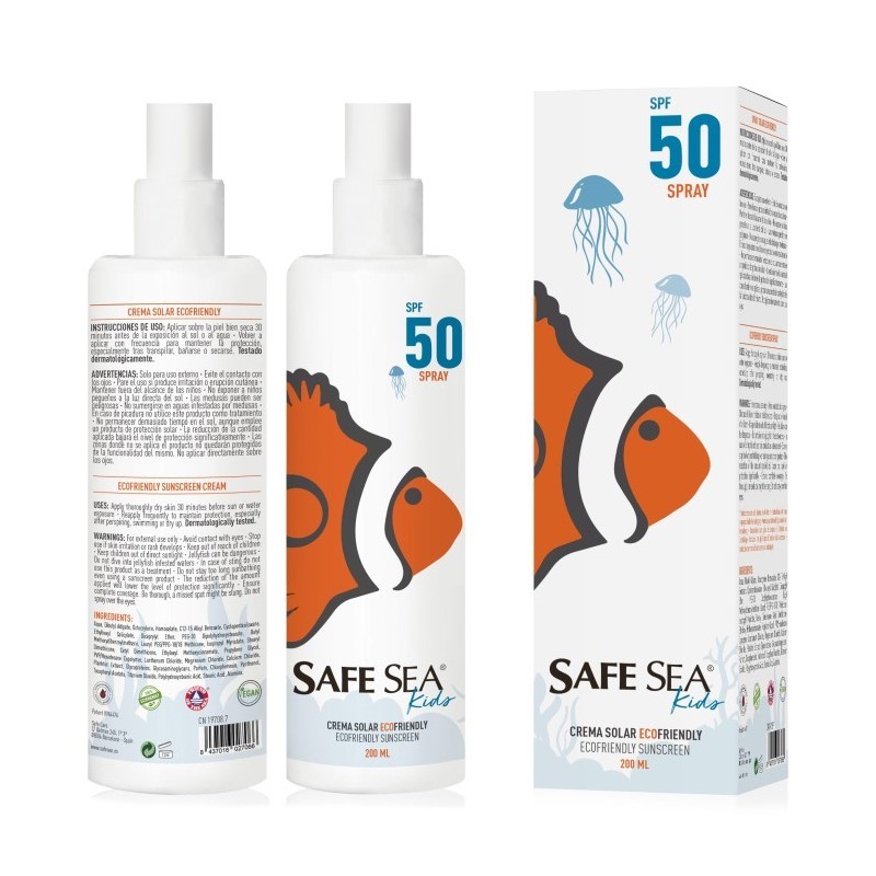 Safe Sea Crème Solaire Pour Enfants SPF50 200ml