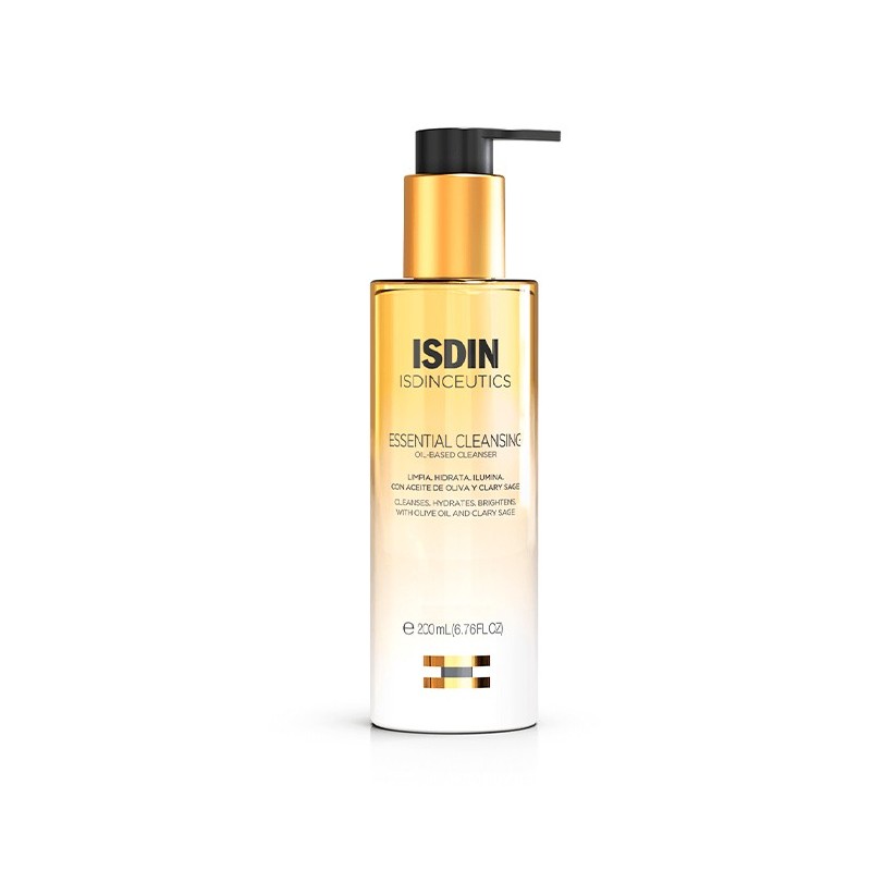 Isdin Essential Cleansing Huile Nettoyante pour le Visage 200ml