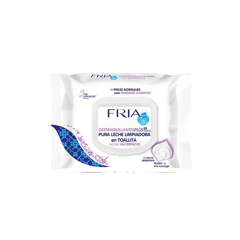 Fria Desmaquillantes Plus Makeup Remover Wipes 20 Wipes