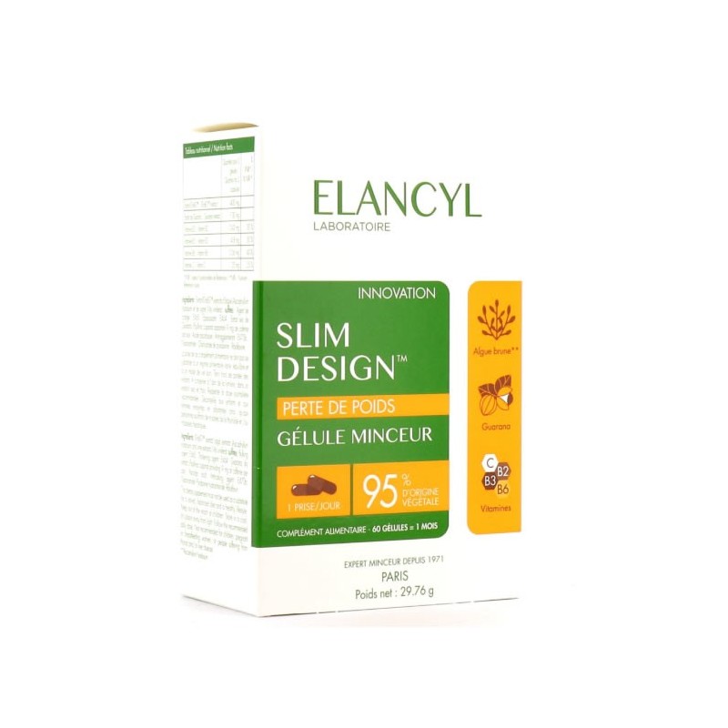 Elancyl Slim Design Minceur 60 Capsules