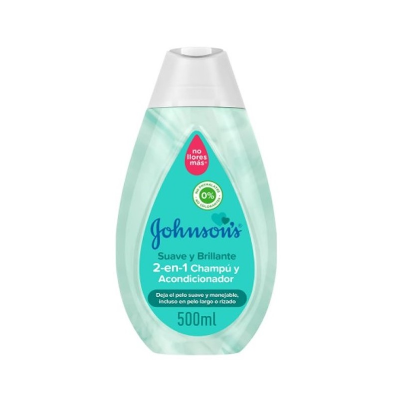 Johnson's Shampooing Et Revitalisant 2 En 1 Doux Et Brillant 500ml