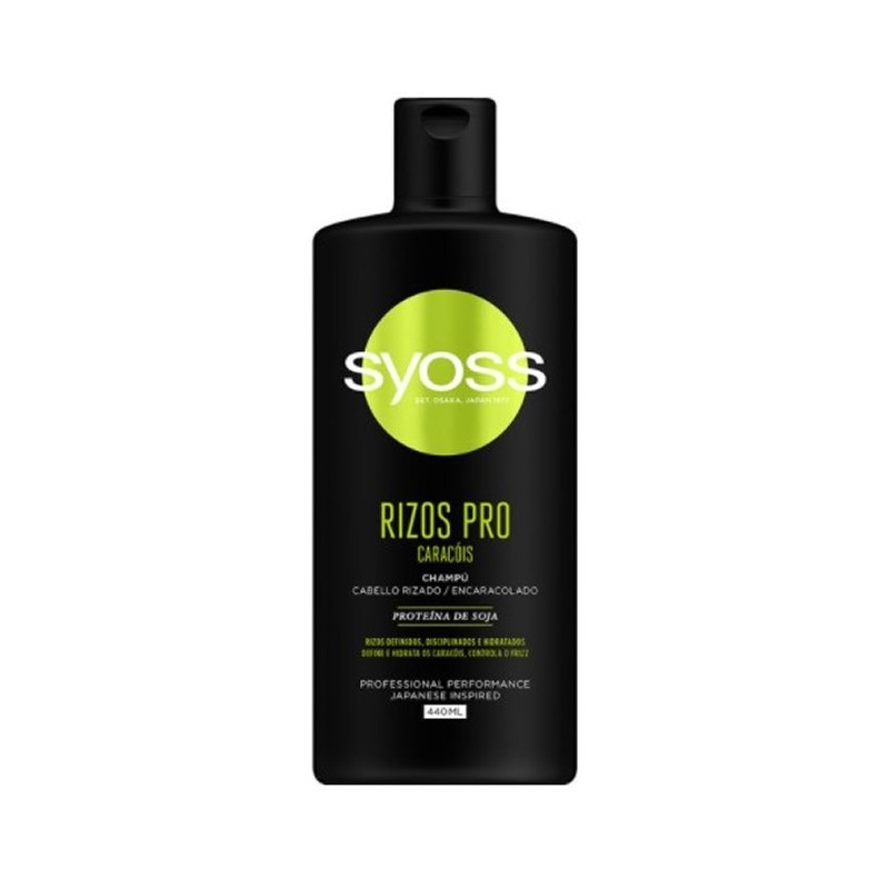 Syoss Shampooing Rizos Pro Définition Et Hydratation Cheveux Ondulés Ou Bouclés 440ml