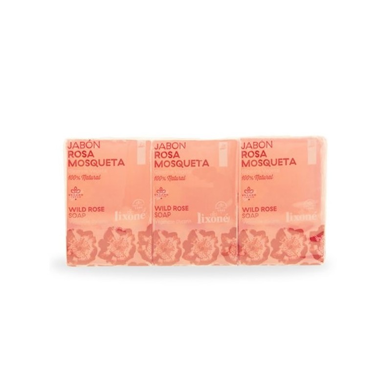 Lixoné Wild Rose Soap Peau Sensible 3x125g