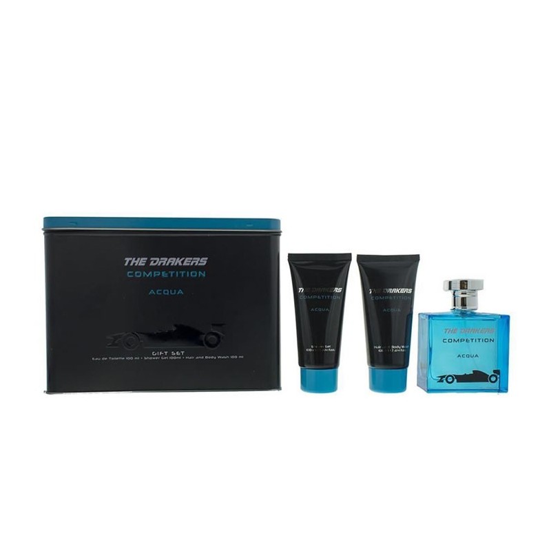 Ferrari The Drakers Competition Acqua Eau De Toilete Vaporisateur 100ml Coffret 3 Produits