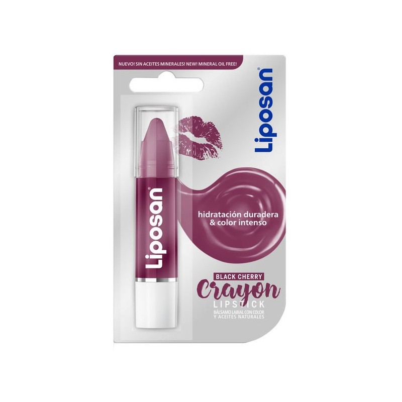 Liposan Crayon Baume À Lèvres Avec Couleur Black Cherry