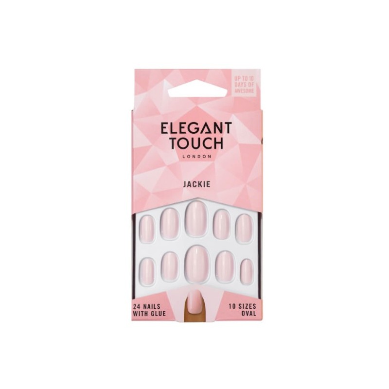 Elegant Touch Polish Jackie Nude Pink Oval
