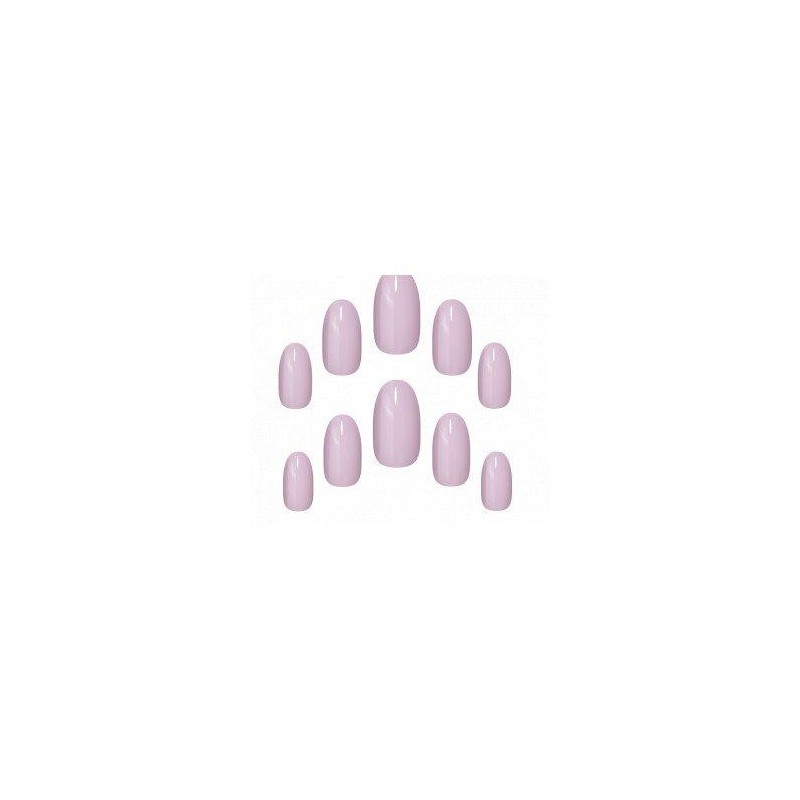 Elegant Touch Polished Colour 24 Nails With Glue Oval Mave Madness