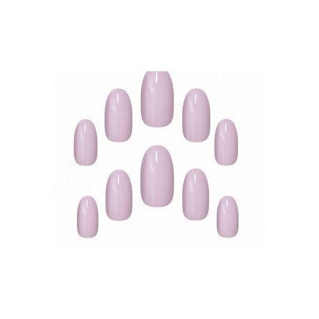 Elegant Touch Polished Colour 24 Nails With Glue Oval Mave Madness