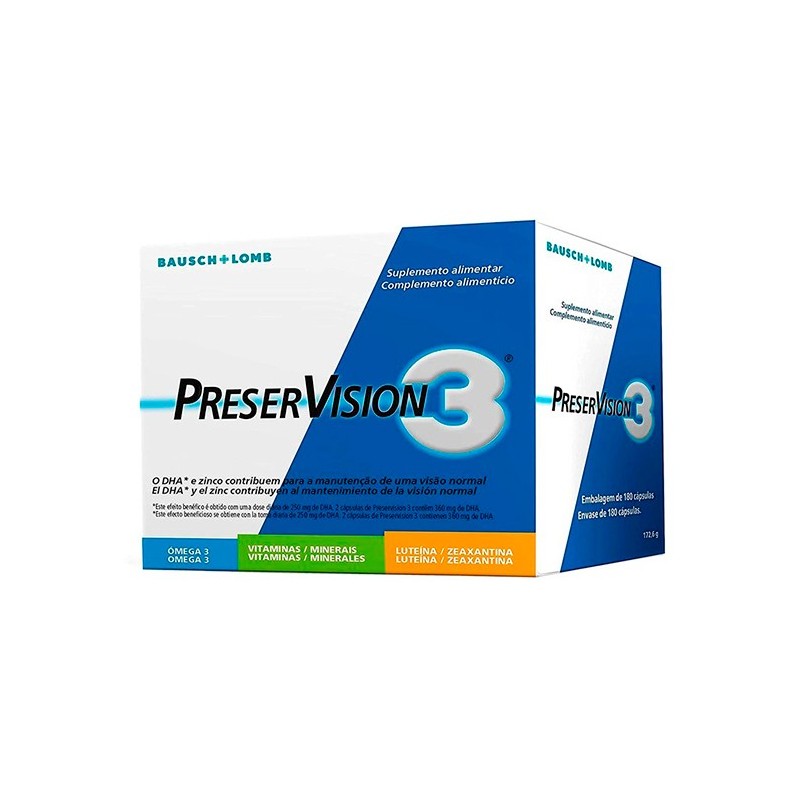 Bausch+lomb Bausch y Lomb Preservision 3 180 Capsules