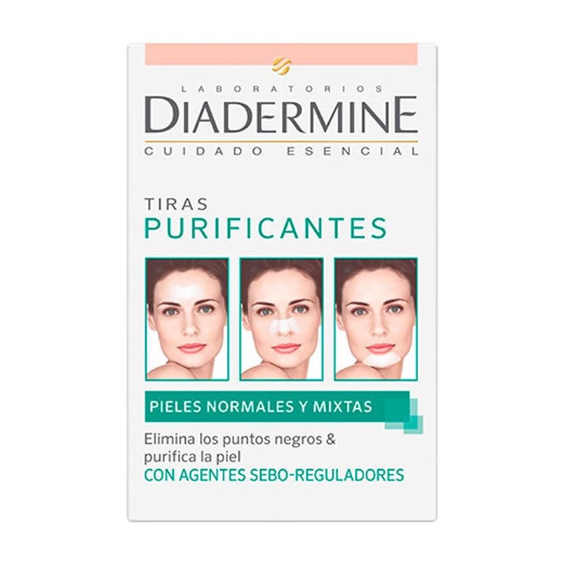 Diadermine Purifying Strips Normal Combination Skin 6 Unités