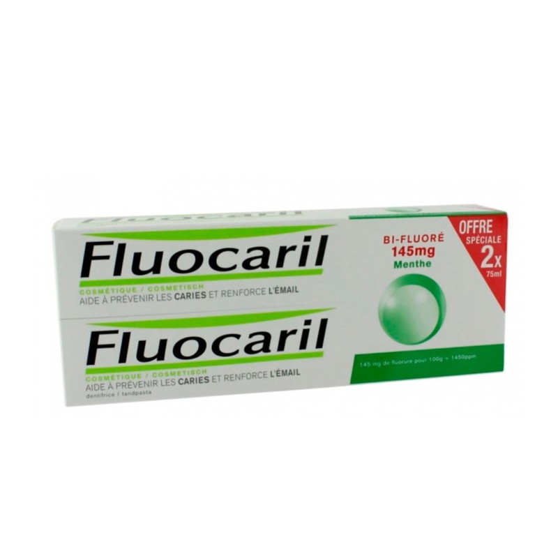 Fluocaril Bi-Fluoride Mint Paste 145mg 2x75ml