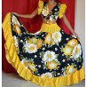 Robe sega pro Miss noir jaune 36/42
