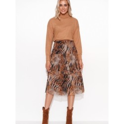 Jupe model 169780 Makadamia