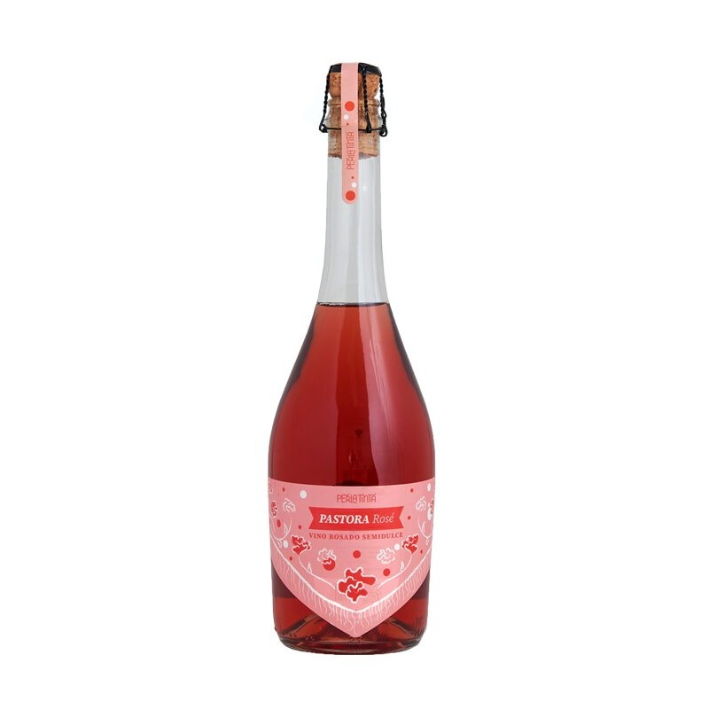 Vino Rosado Perlatinta Pastora Rosé Semidulce