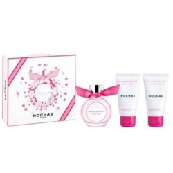 Rochas Mademoiselle Eau De Toilette Vaporisateur 50ml Coffret 3 Produits