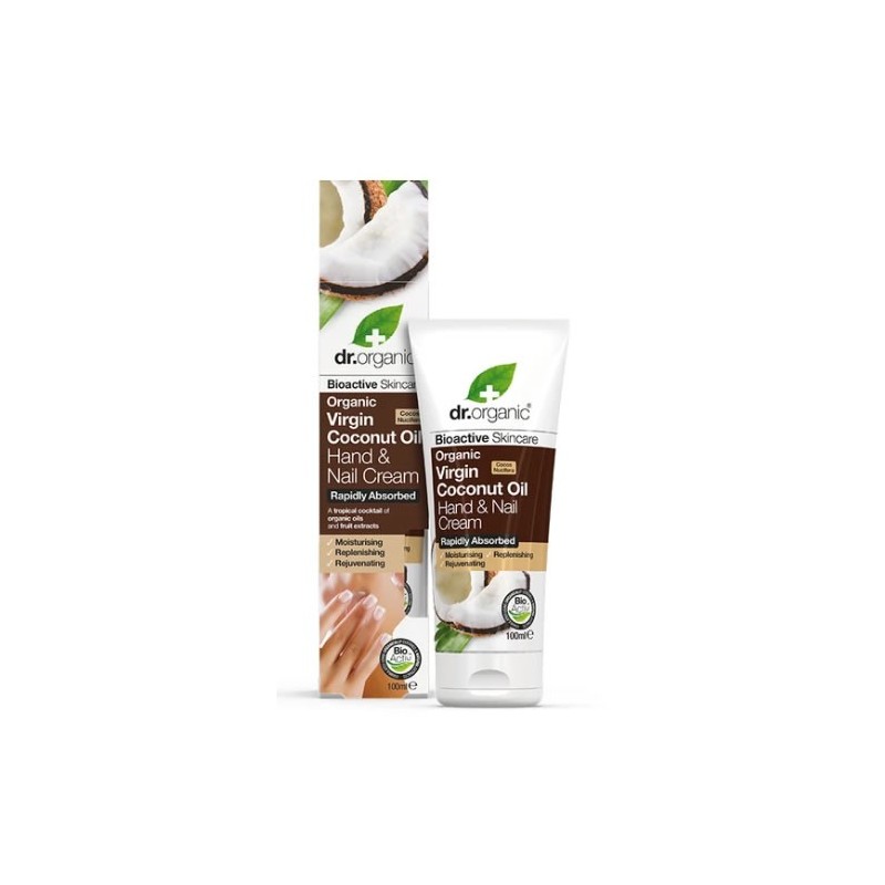 Dr. Organic Virgin Coconut Oil Hand & Nail Cream 100ml