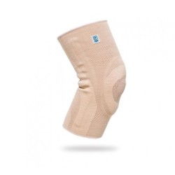 Genouillère élastique avec rembourrage en silicone et stabilisateurs latéraux T.M