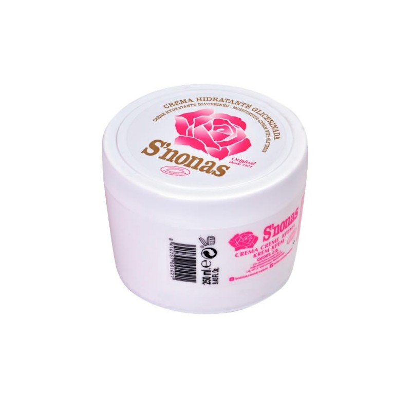 S'Nonas Crème Hydratane Glycerinée Mains 250ml