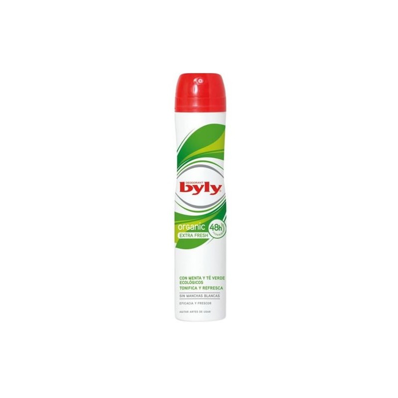 Byly Organic Extra Fresh Déodorant Vaporisateur 200ml