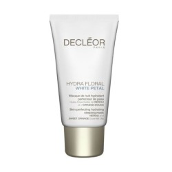 Decleor Hydra Floral White Petal Masque De Nuit Hydratant Perfecteur De Peau 50ml