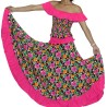 Robe sega taille 44/46 Lontan 2 Fleurs pro rose