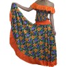 Robe sega taille 36/38 Lontan 2 Fleurs pro orange
