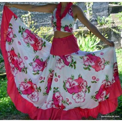 Robe sega papiyon pro blanc rose 36/42