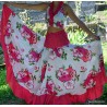Robe sega papiyon pro blanc rose 36/42